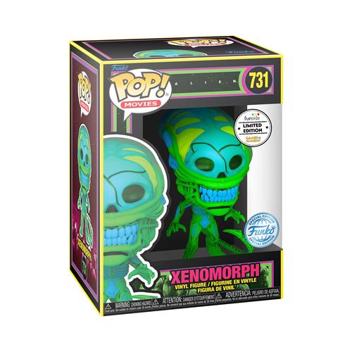 ALIEN: BLACK LIGHT - POP FUNKO VINYL FIGURE 731 XENOMORPH 9CM GA EXCL