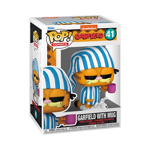 GARFIELD - POP FUNKO VINYL FIGURE 41 GARFIELD W/MUG 9CM