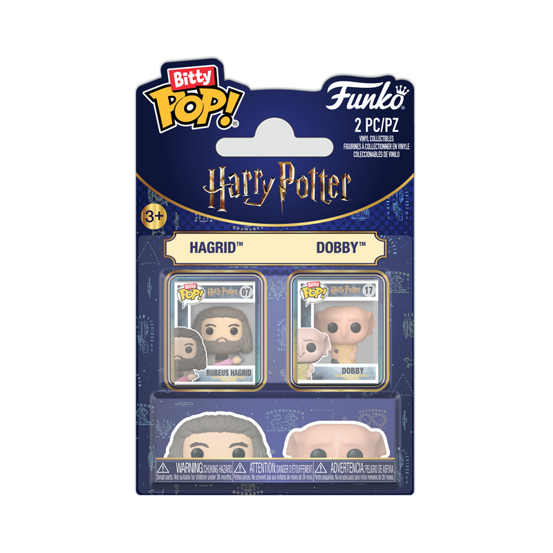HARRY POTTER - POP FUNKO BITTY 2-PACK VINYL FIGURE - HAGRID & DOBBY 2CM