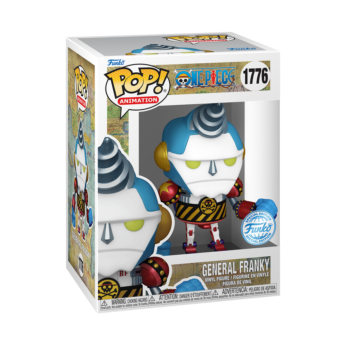 ONE PIECE - POP FUNKO VINYL FIGURE - GENERAL FRANKY 1176 REGULAR 9CM CARTOOMICS 2024EXCL