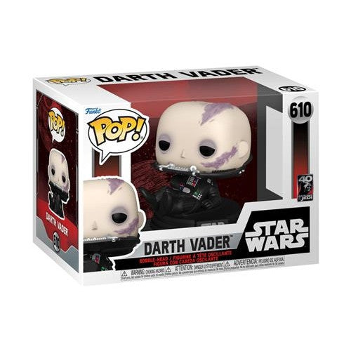 STAR WARS: RETURN OF THE JEDI 40TH ANNIVERSARY - POP FUNKO VINYL FIGURE 610 DARTH VADER (UNMASKED) 9CM