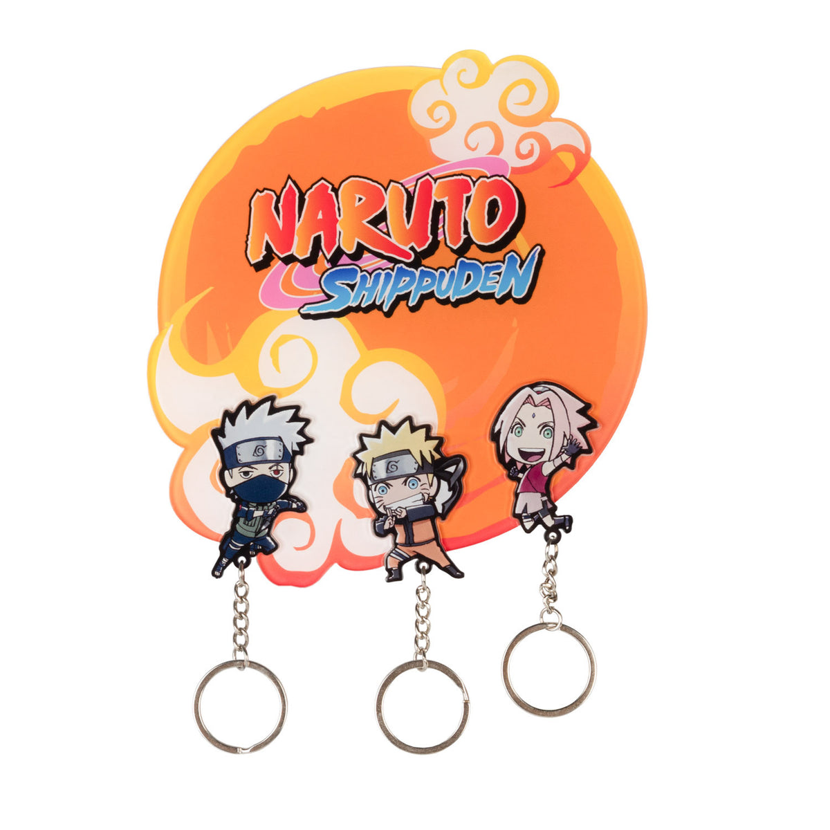 CLLCLL03 - APPENDICHIAVI CON PORTACHIAVI NARUTO SHIPPUDEN - PEZZO SINGOLO