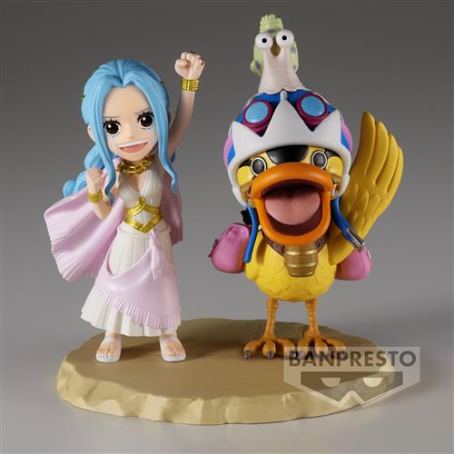 89559 - ONE PIECE - WORLD COLLECTABLE FIGURE - LOG STORIES - NEFELTARI VIVI & KAROO - MINIFIGURE 7CM