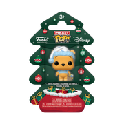 DISNEY: WINNIE THE POOH HOLIDAY - POP FUNKO POCKET VINYL FIGURE - WINNIE THE POOH 4CM