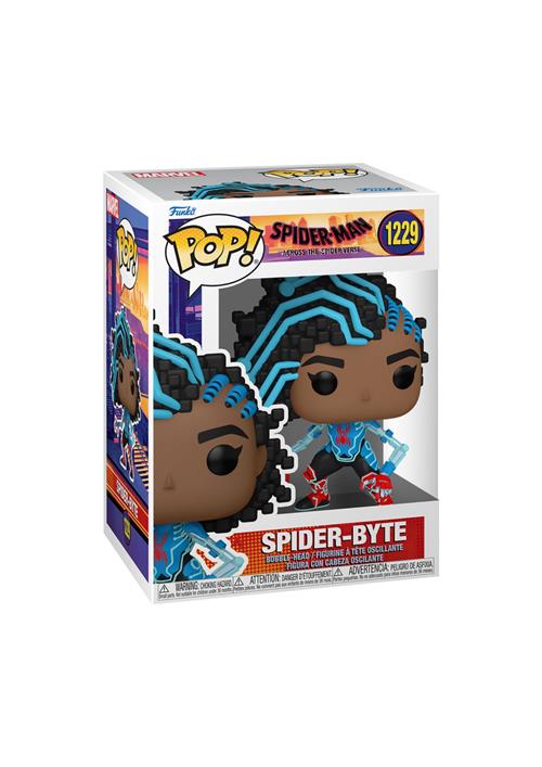 MARVEL: SPIDER-MAN: ACROSS THE SPIDER-VERSE - POP FUNKO VINYL FIGURE 1229 SPIDER-BYTE 9CM