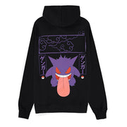 POKEMON - FELPA CON ZIP E CAPPUCCIO - HD032837POK - GENGAR BLOCK PRINT M