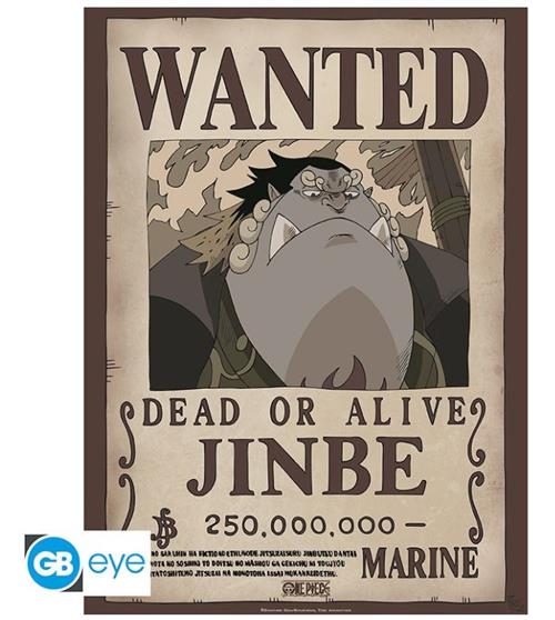 GBYDCO237 - ONE PIECE - POSTER (52X38) - WANTED JINBE