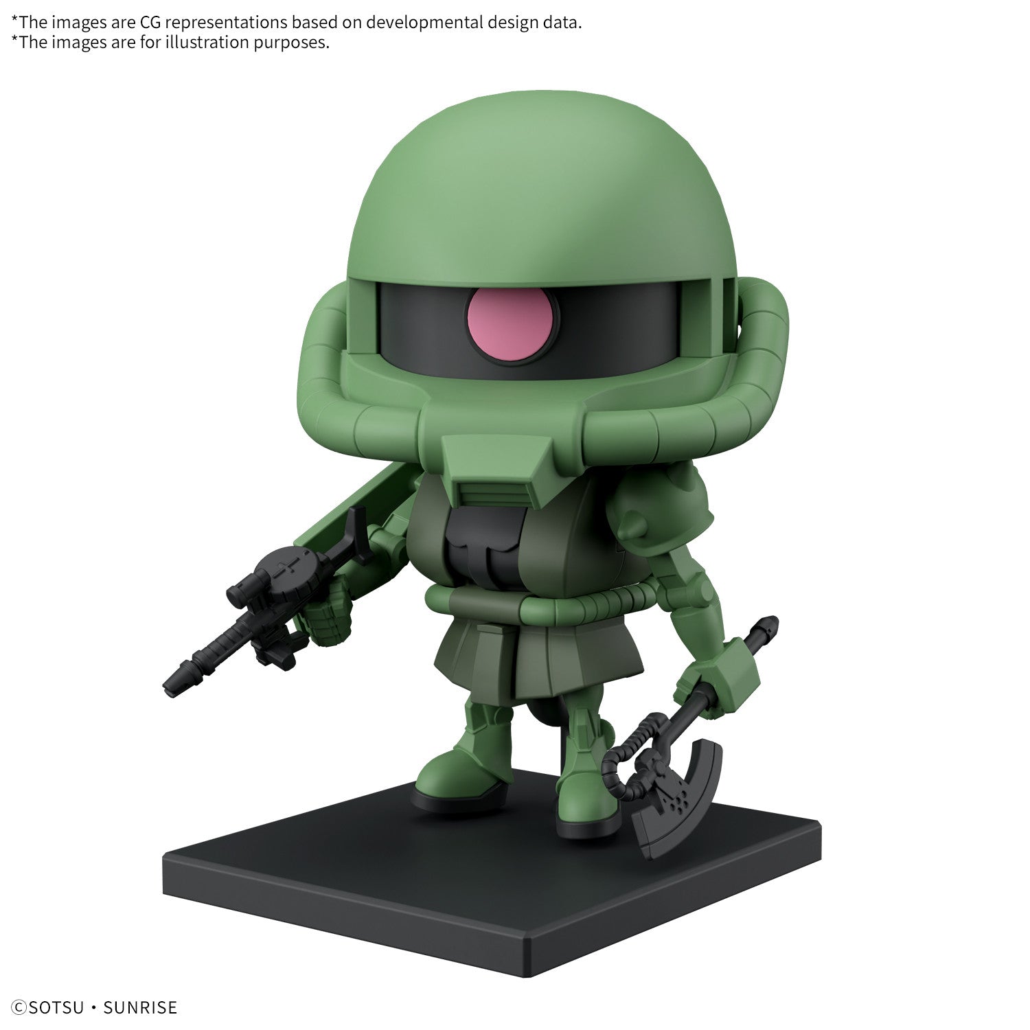 MK68577 - GUNPLA - ZAKUPLA-KUN DX SET (WITH RUNNER VER. RECREATION PARTS) - MODEL KIT 1/1