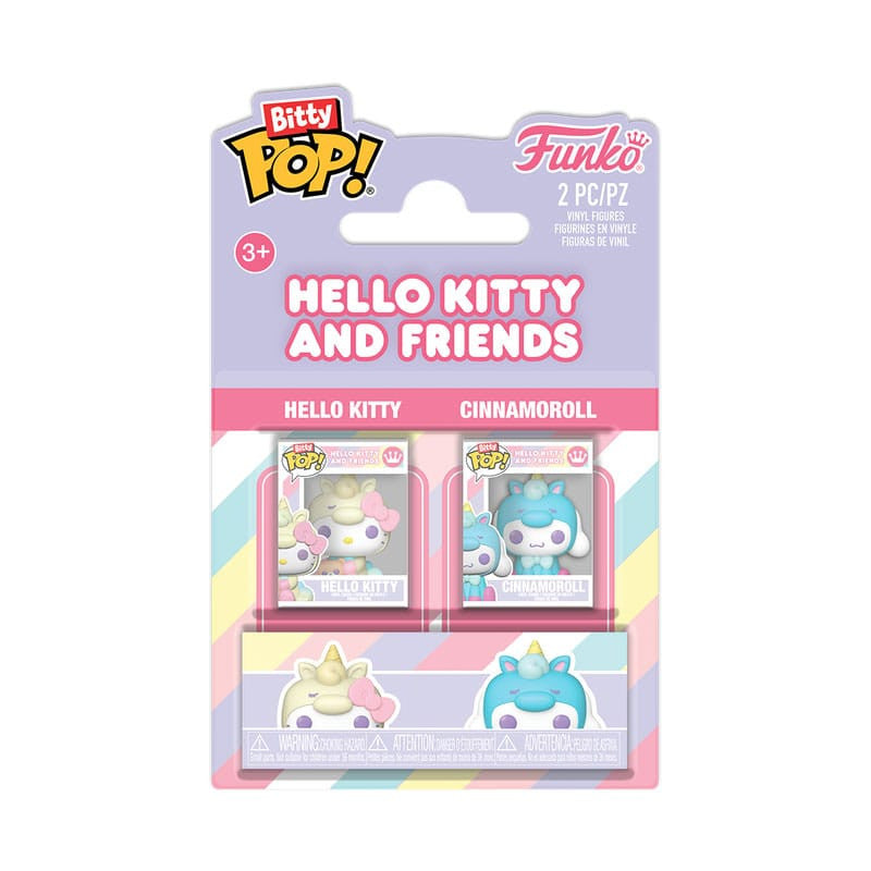 88928 - SANRIO - POP FUNKO BITTY VINYL FIGURE - 2-PACK HELLO KITTY & CINNAMOROLL