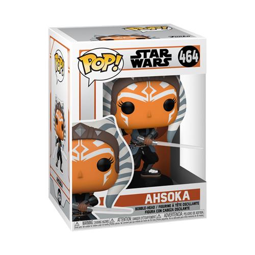 STAR WARS - THE MANDALORIAN - POP FUNKO VINYL FIGURE 464 AHSOKA W/SABERS 9CM