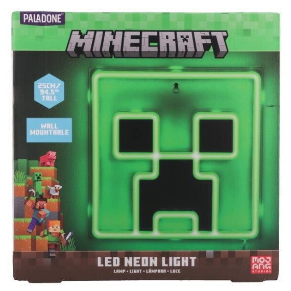 PP14020MCFVN - MINECRAFT - CREEPER WALL MOUNTABLE LED NEON LIGHT