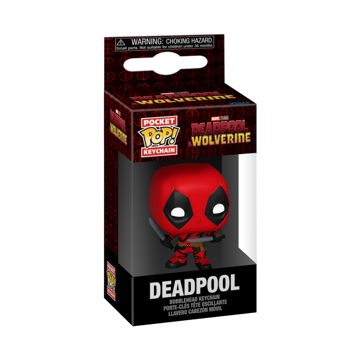MARVEL: DEADPOOL & WOLVERINE - KEYCHAIN - DEADPOOL 4CM