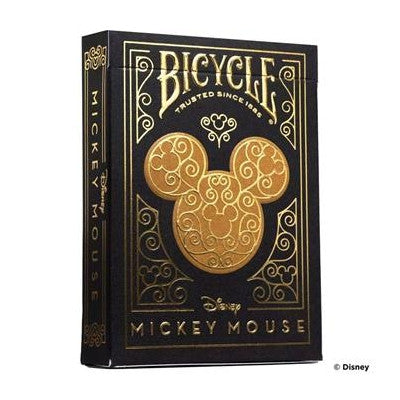 10040300 - BICYCLE - BLACK AND GOLD MICKEY