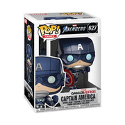 MARVEL: AVENGERS 2020 GAME - POP FUNKO VINYL FIGURE 627 CAPTAIN AMERICA (STARK TECH SUIT) 9CM