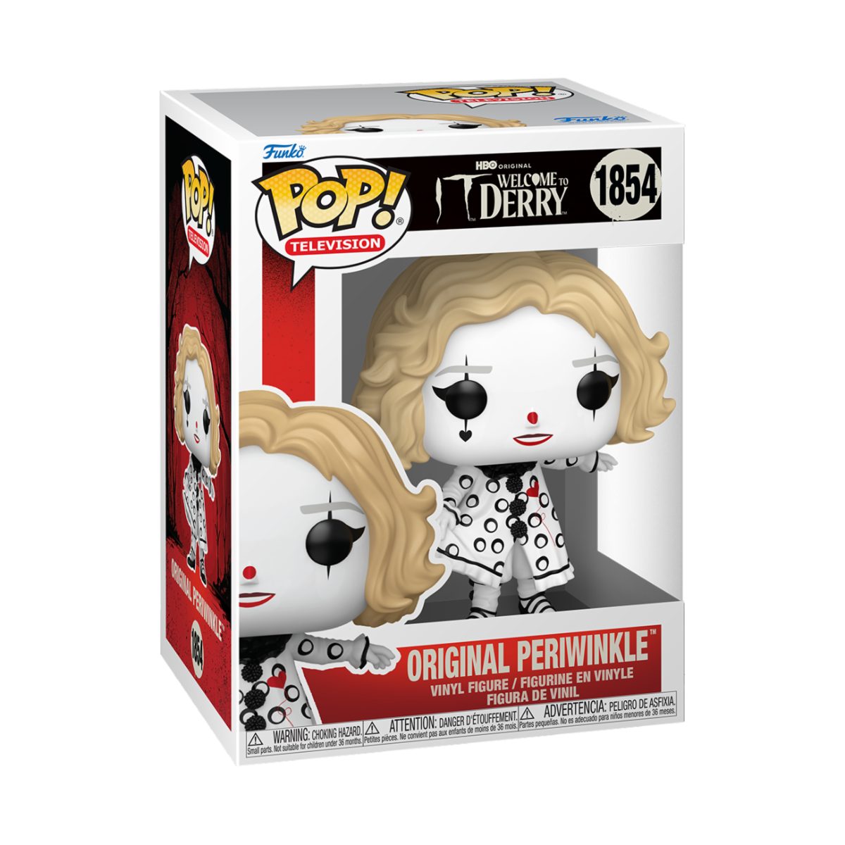 WELCOME TO DERRY S2 - POP FUNKO VINYL FIGURE 1854 ORIGINAL PERIWINKLE 9CM
