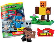 LEGO MINECRAFT COMIC N.1 - SACCHEGGIATORE + MANICHINO BERSAGLIO