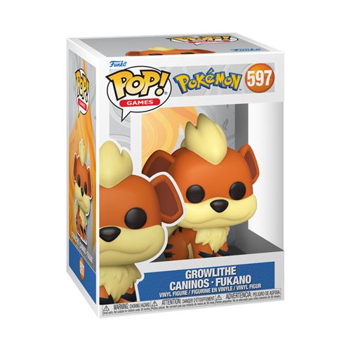 POKEMON - POP FUNKO VINYL FIGURE 597 GROWLITHE (EMEA) 9CM