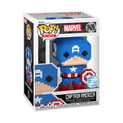 MARVEL: 8-BIT - POP FUNKO VINYL FIGURE 1426 CAPTAIN AMERICA 9CM