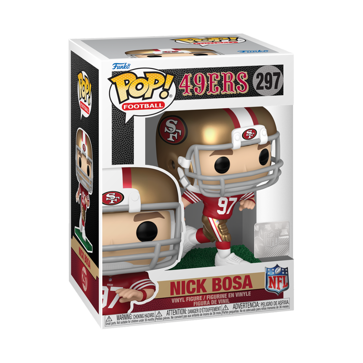 NFL - POP FUNKO VINYL FIGURE 297 NICK BOSA (49ERS) 9CM