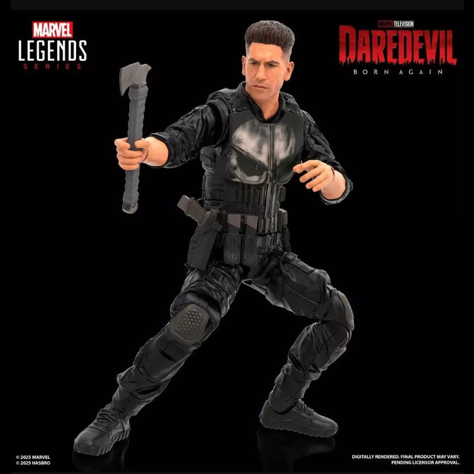 MARVEL LEGENDS - DAREDEVIL - BORN AGAIN - PUNISHER - ACTION FIGURE 15CM