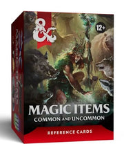 D&D 5.0 - CARTE INCANTESIMO - TROVE 4 (UNCOMMON & COMMON MAGIC ITEM) - ENG