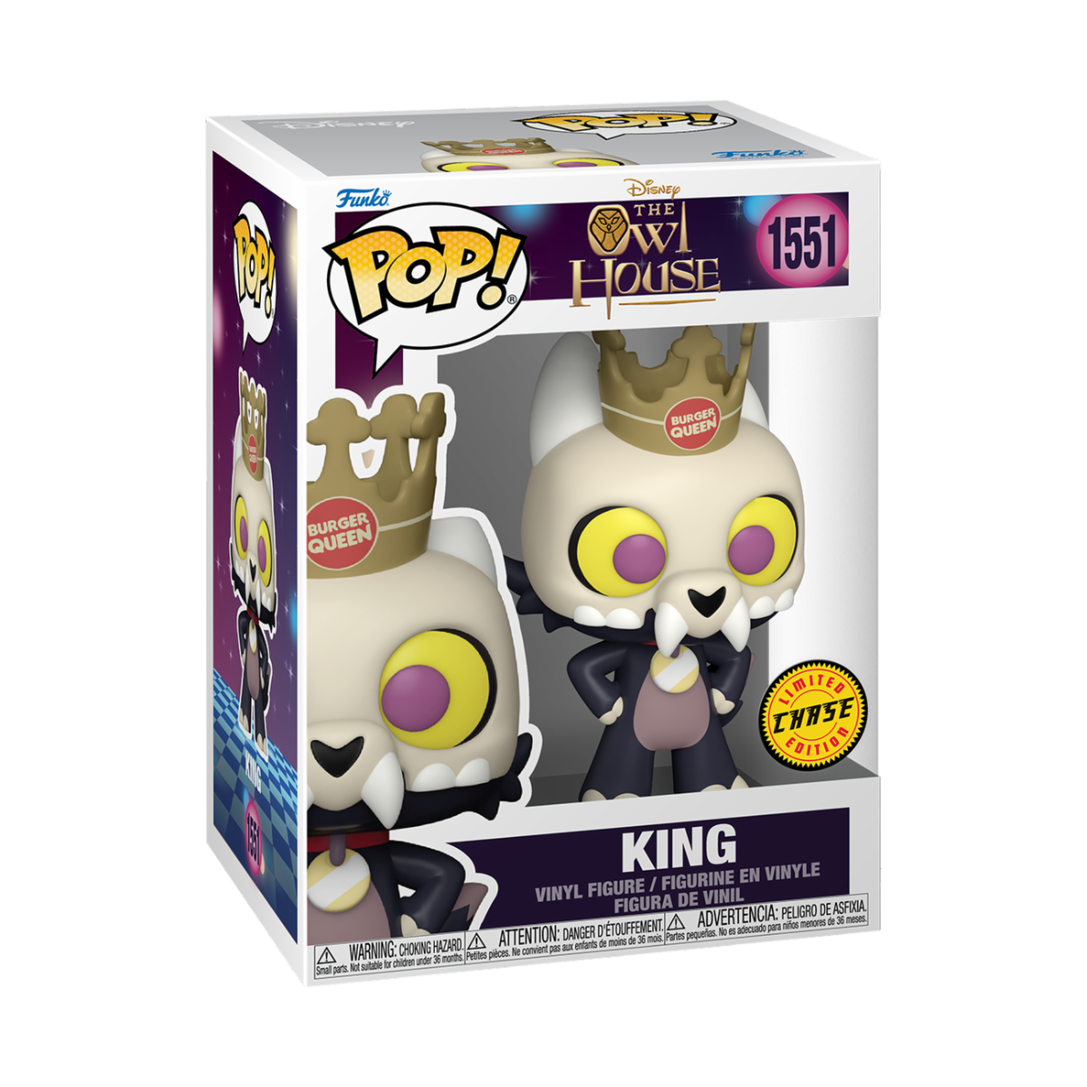 THE OWL HOUSE - POP FUNKO VINYL FIGURE 1551 KING CHASE 9CM