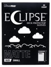 16691 - 60 ECLIPSE DECK PROTECTOR SLEEVES - SMALL - MATTE - ARCTIC WHITE