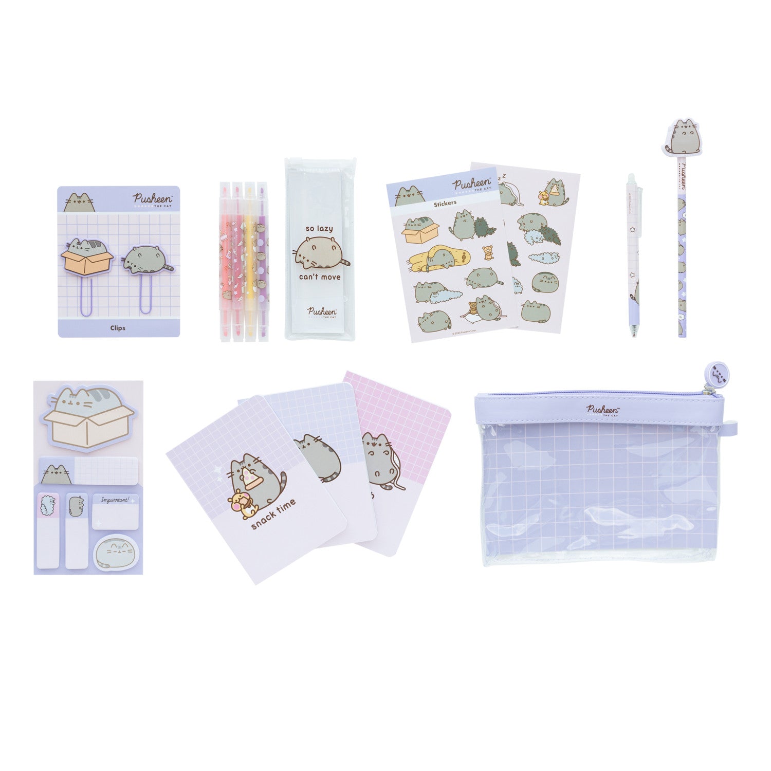 SETP006 - PUSHEEN THE CAT - SET CANCELLERIA - PUSHEEN MOMENTS