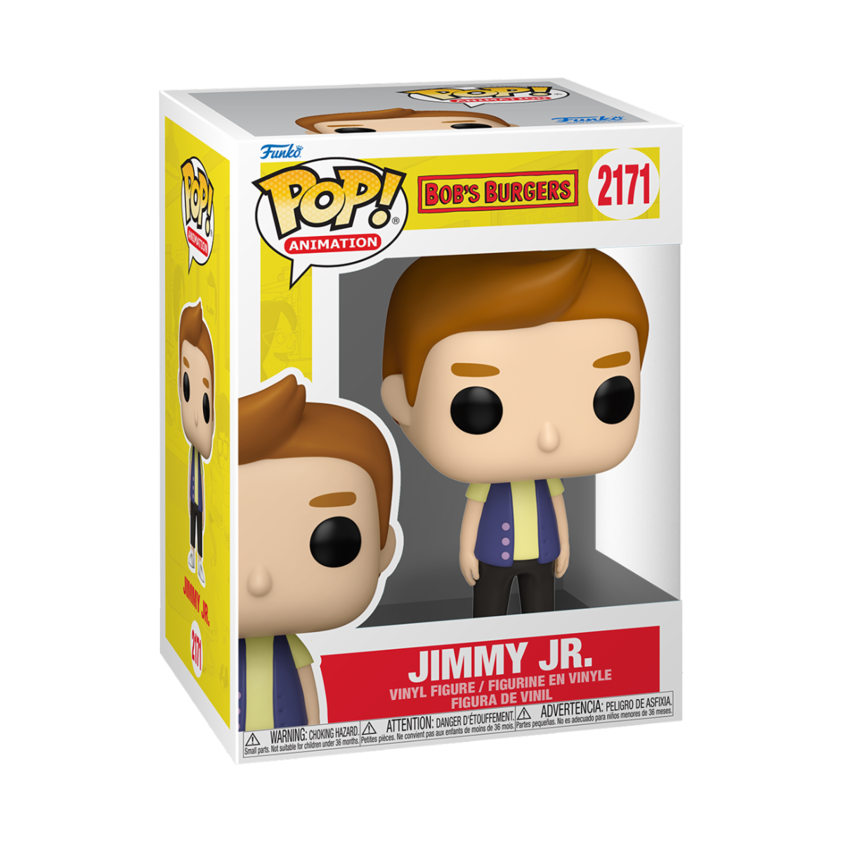 BOB'S BURGERS - POP FUNKO VINYL FIGURE 2171 JIMMY JR. 9CM
