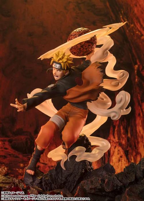 95896 - NARUTO SHIPPUDEN - FIGUARTS ZERO EXTRA BATTLE - NARUTO SAGE ART LAVA RELEASE - 23CM