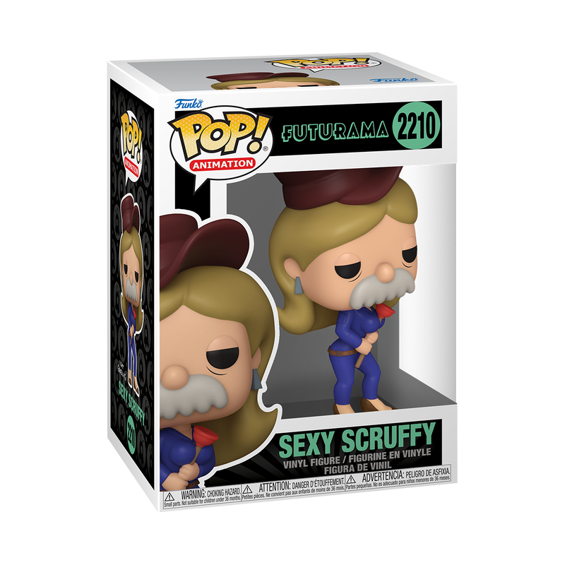 FUTURAMA S5 - POP FUNKO VINYL FIGURE 2210 SEXY SCRUFFY 9CM
