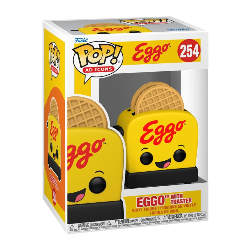 KELLOGG'S - POP FUNKO VINYL FIGURE 254 EGGO W/ TOASTER 9CM