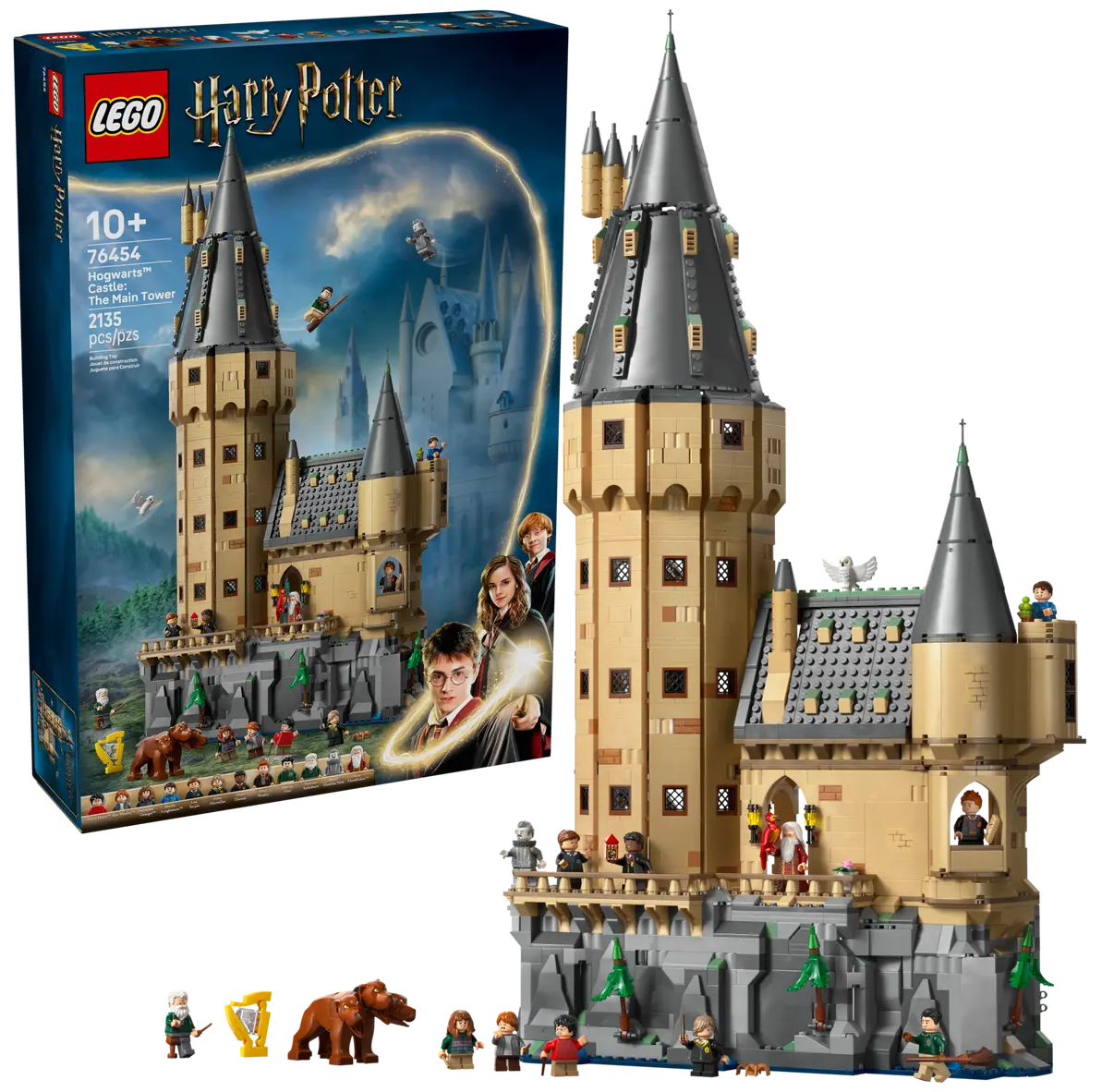 76454 - HARRY POTTER - CASTELLO DI HOGWARTS: TORRE DELLA GRANDE SCALINATA PRINCIPALE
