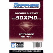 SAPPHIRE BORDEAUX - 50 BUSTE PROTETTIVE 90X140MM