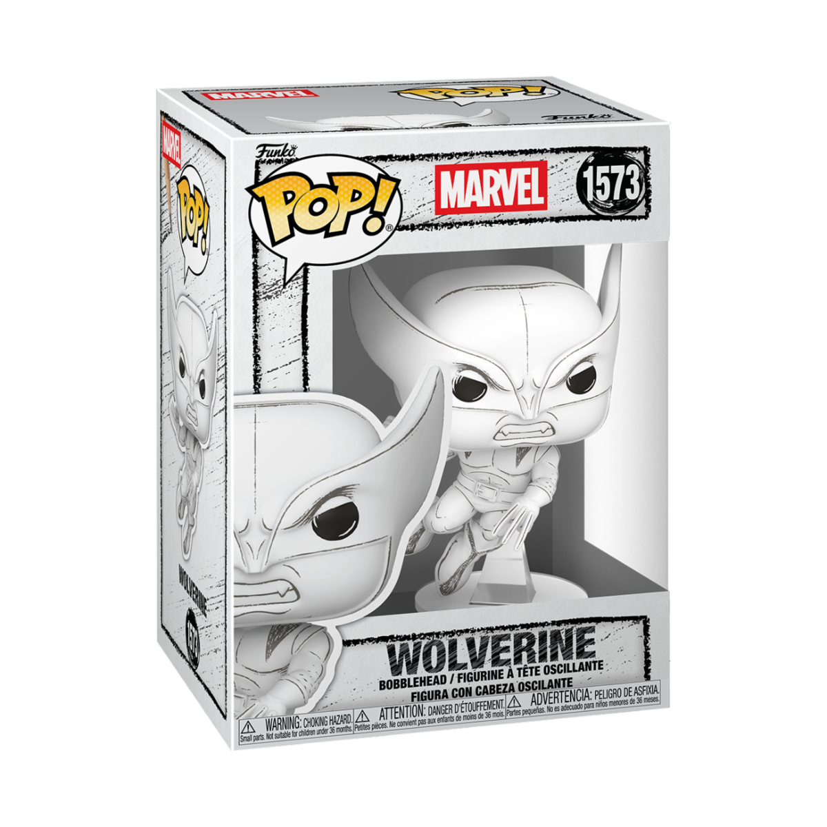 MARVEL - POP FUNKO VINYL FIGURE 1573 WOLVERINE (SKETCHED) 9CM