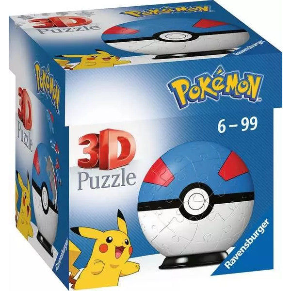 11265 - POKEMON - PUZZLEBALL 3D POKEBALL - MEGABALL