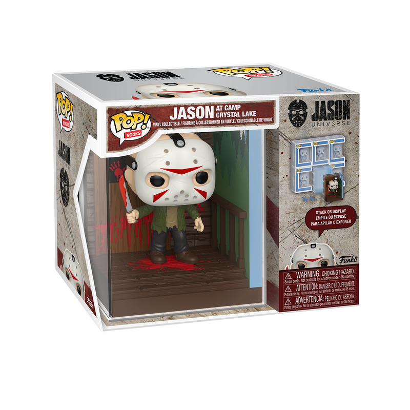 JASON UNIVERSE S2 - POP FUNKO NOOK VINYL FIGURE - JASON AT CAMP CRYSTAL LAKE 9CM