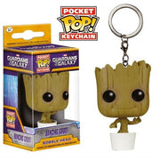 GUARDIANI DELLA GALASSIA COMICS - POP FUNKO VINYL KEYCHAIN DANCING GROOT 4 CM