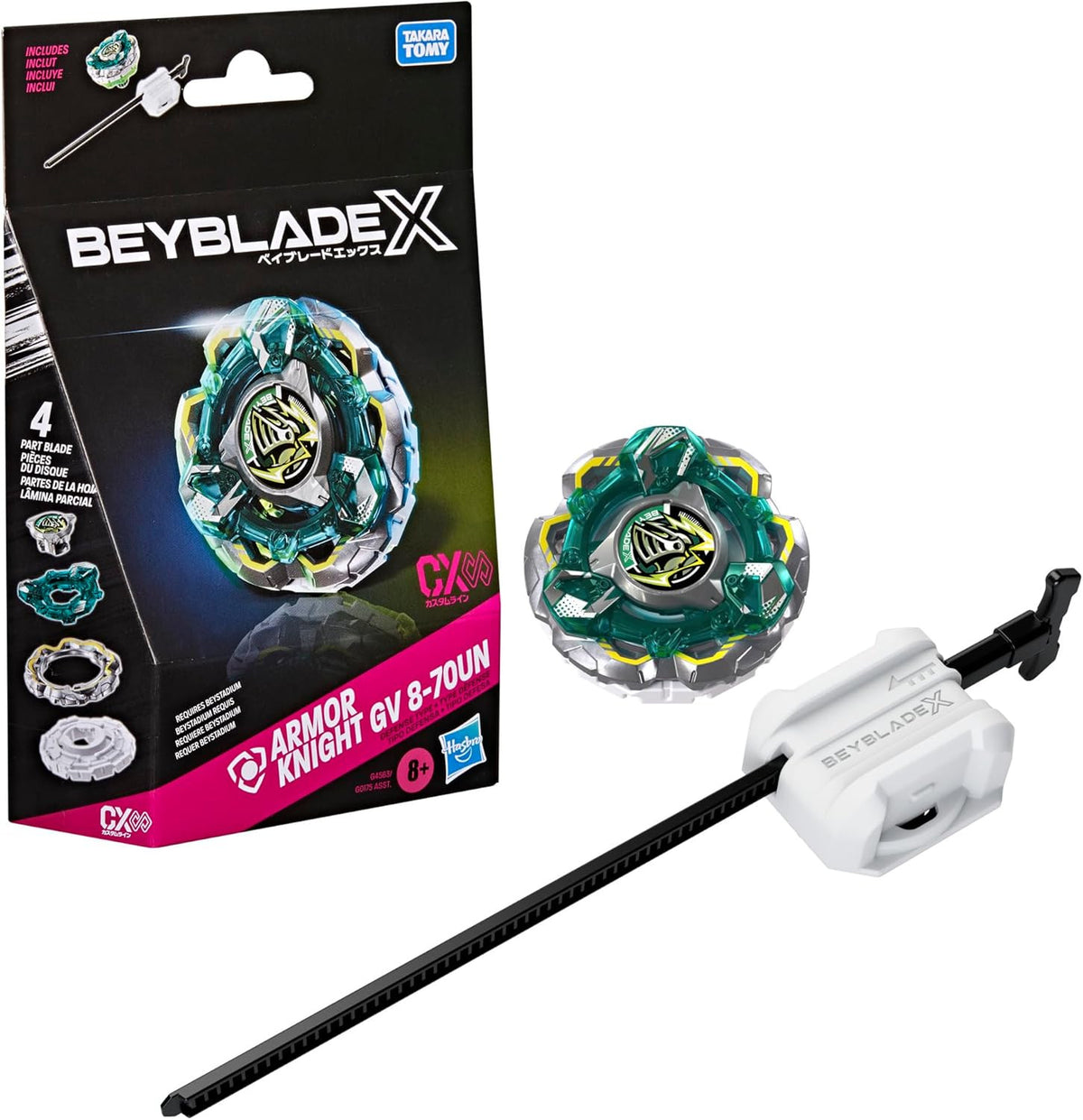 BEYBLADE-X - STARTER PACK - ARMOR KNIGHT GV 8-70UN