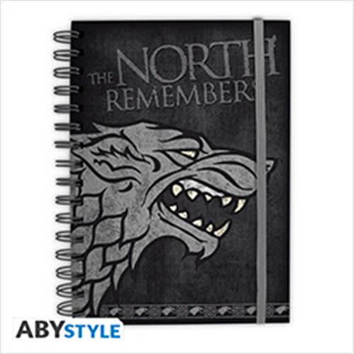 ABYNOT018 - GAME OF THRONES - NOTEBOOK STARK