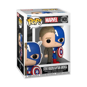 MARVEL - POP FUNKO VINYL FIGURE 1431 SPLIT CAPTAIN AMERICA/STEVE ROGERS 9CM