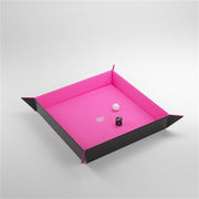 GGS60049ML - MAGNETIC DICE TRAY - SQUARE - BLACK/PINK