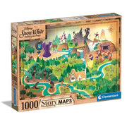 39815 - DISNEY - PUZZLE 1000 PEZZI - DISNEY MAPS BIANCANEVE