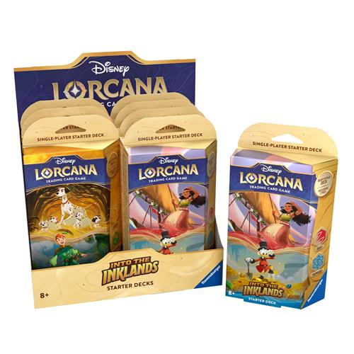 LORCANA - BOX 8 STARTER DECKS - INTO THE INKLANDS - ENG