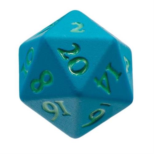 15942 - DUNGEONS & DRAGONS - VIVID HEAVY METAL DICE - TEAL