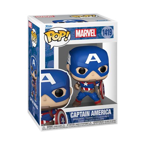 MARVEL: NEW CLASSIC - POP FUNKO VINYL FIGURE 1419 CAPTAIN AMERICA 9CM