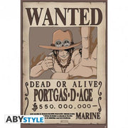 ABYDCO410 - ONE PIECE - POSTER WANTED ACE 91,5x61CM