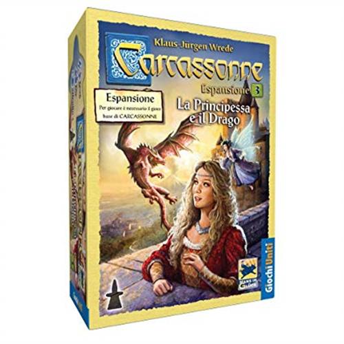 CARCASSONNE - ESPANSIONE 3 LA PRINCIPESSA E IL DRAGO NUOVA EDIZIONE