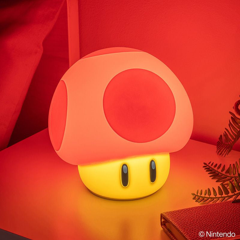 PP15818NN - SUPER MARIO - SQUISHYGLO LIGHT RECHARGEABLE SUPER MUSHROOM