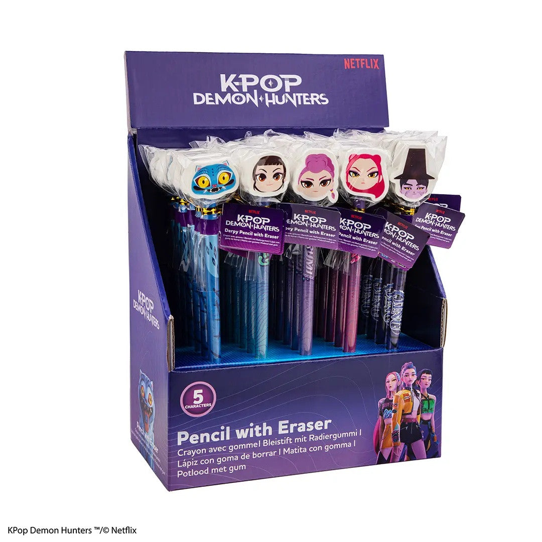 DISPLAY 30 MATITE CON GOMMA - KPOP DEMON HUNTERS